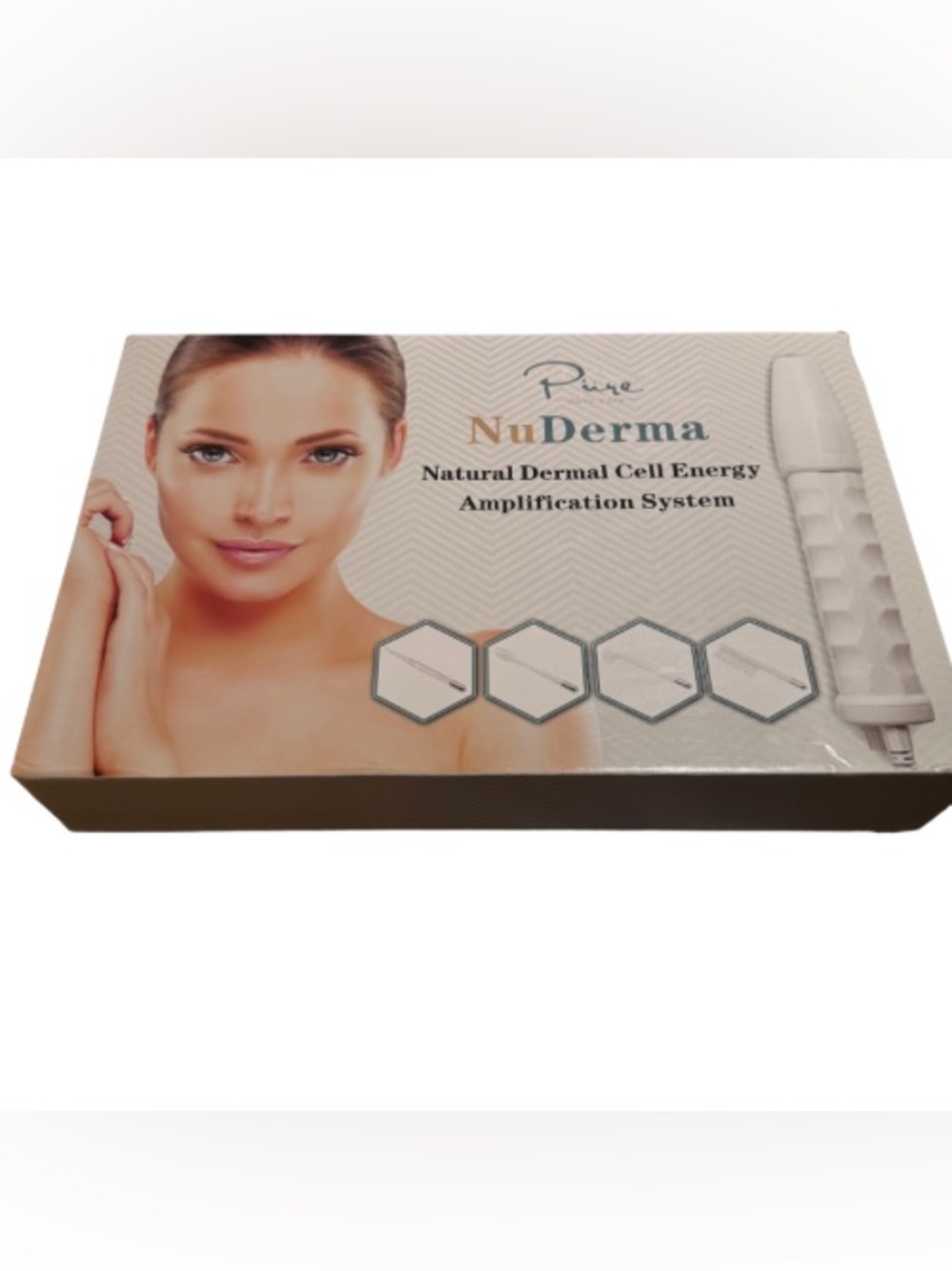 Pure NuDerma Natural Dermal Cell Energy System Anti-Aging Glowing New Open Box